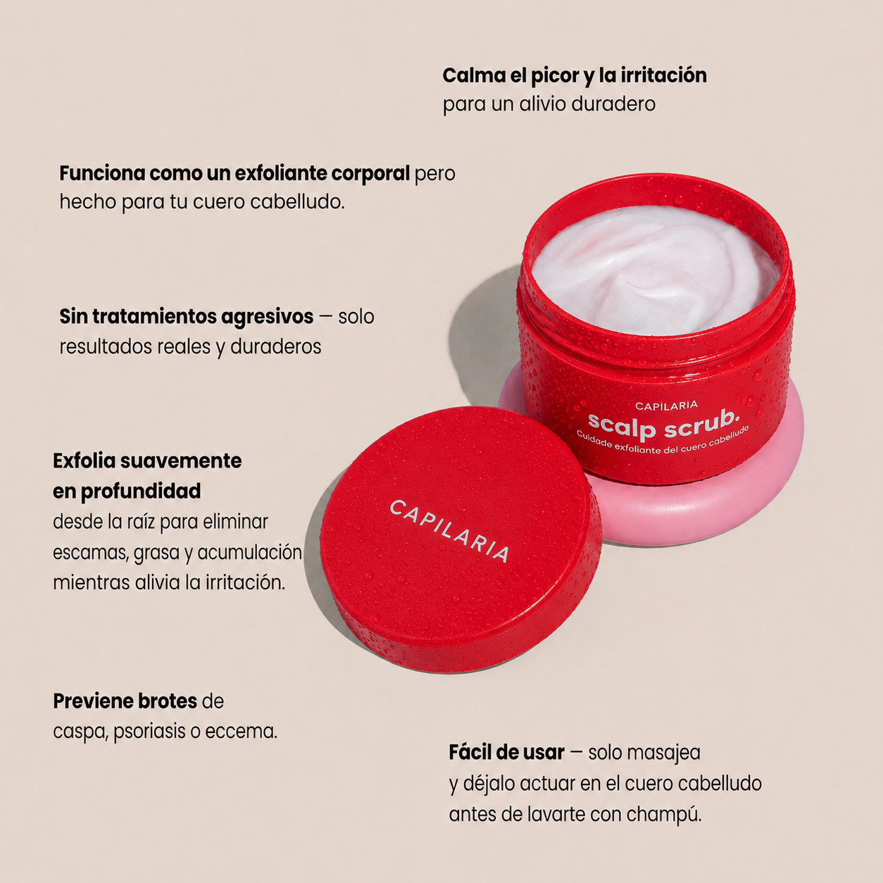 Exfoliante revitalizante y reparador para el cuero cabelludo | 200 ml