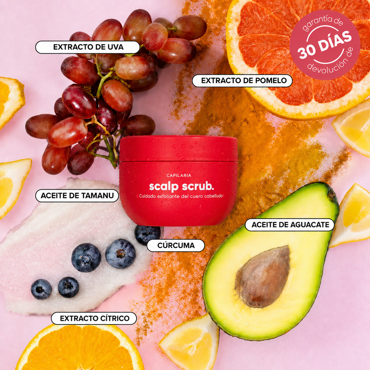 Exfoliante revitalizante y reparador para el cuero cabelludo | 200 ml